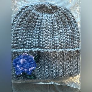 Free People Everything Rosy Beanie Gray